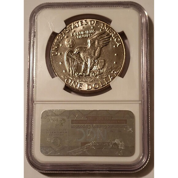 1974 D Eisenhower Dollar MS65 NGC Big Sky Hoard - Picture 2 of 2